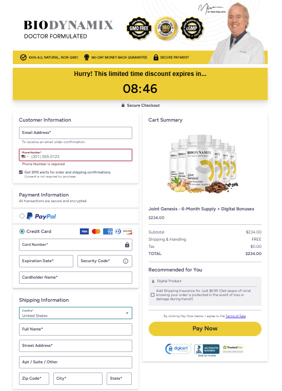 Joint genesis-Secure-Checkout